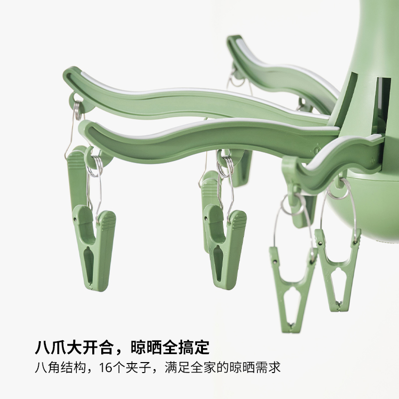 IKEA宜家PRESSA普利萨多夹子晾晒架晒袜子神器家用衣架内衣架子 - 图2