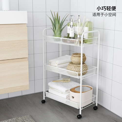 Ikea, многослойная металлическая коробочка для хранения, система хранения, тележка