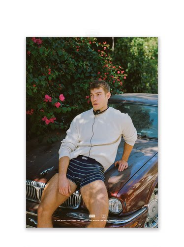 POSTERBOY性感男模DerekChadwick海报/内裤杂志大片夏日装饰画 - 图0