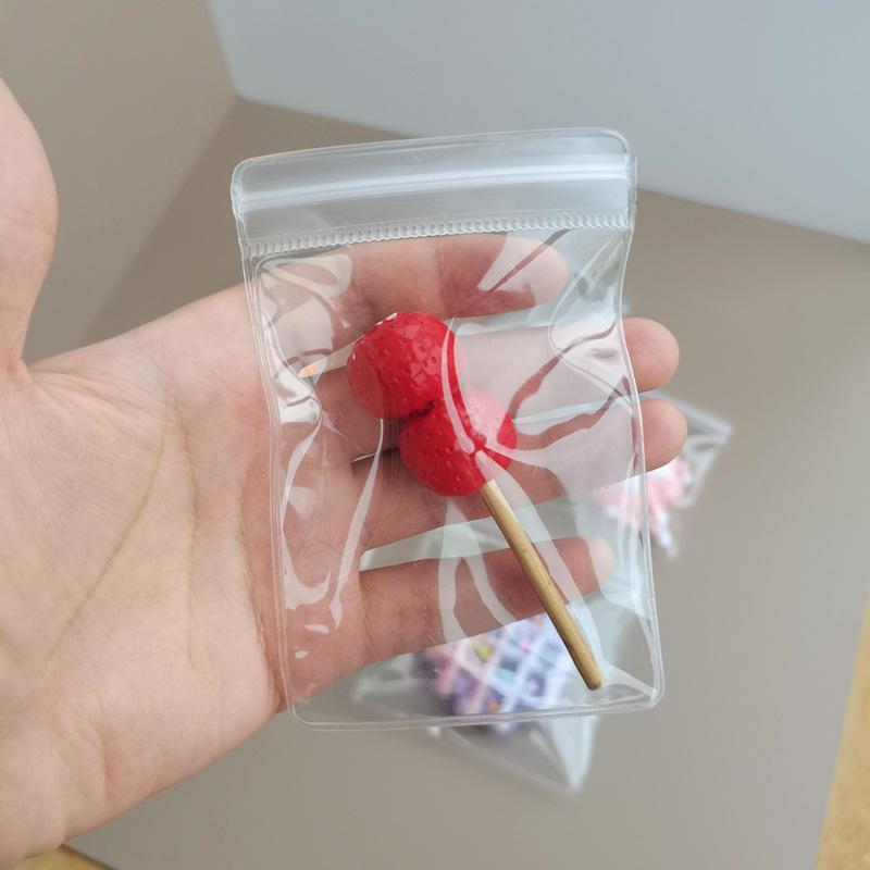 Eva pinch bag decompression toy transparent pvc pinch storage bag hand-made jewelry food toy self-explosion model