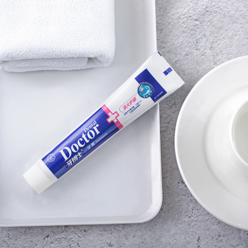 牙博士清火家庭装清新口气炫白牙膏 牙博士广州牙膏