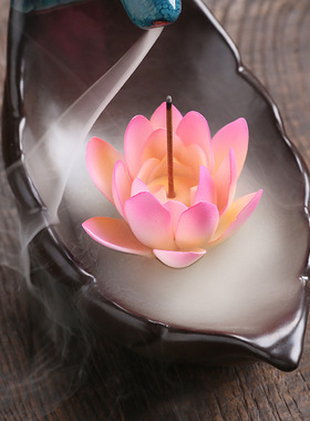 陶瓷烟倒流香炉 北欧风小鹿陶瓷个性ins现代家居客厅卧室装饰摆件