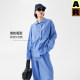 AR Striped Wearable Home Clothes Suit 2026 Spring and Summer Long Sleeve Pajamas Long Shorts Women's r Line AlmondRocks