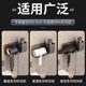 Hairdryer storage rack without punching bathroom wall-mounted bracket bathroom air duct placement storage winding wire rack