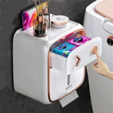 Легкая роскошная высокая сеть красная ванная комната для ткани стена -водонепроницаемая туалетная картонная коробка для туалетной картонной коробки для туалета