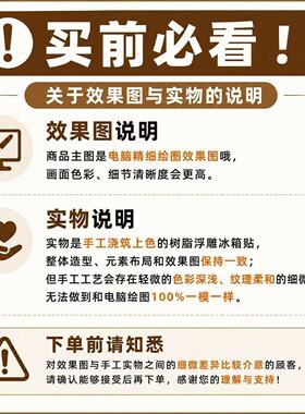 【活点地图】树脂立体浮雕冰箱贴