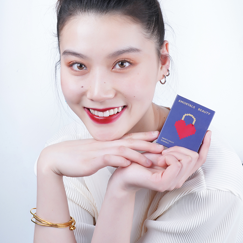 amortals尔木萄半语专卖店尔木萄眼影盘ins平价学生网红款超火闪珠小巧便携哑光16色日常妆2