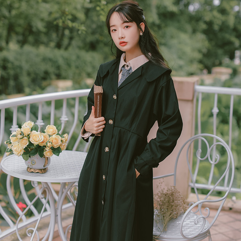 今年流行2020年秋季新款中长款风衣 温嘉美风衣