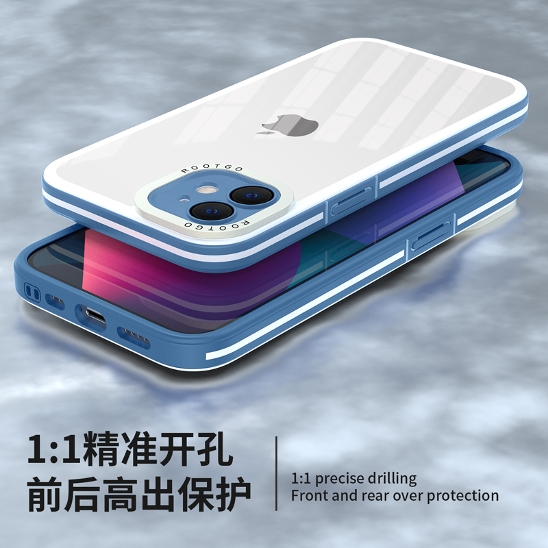 适用于苹果11手机壳撞色天眼iPhone11pro防摔自带镜头膜iPhone11promax男女款个性创意情侣保护套 - 图3