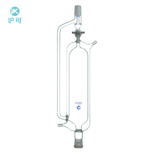双层四氟恒压漏斗10ml/25ml/50ml/100ml/250ml/500ml/1000ml/2000ml夹套恒压滴液漏斗四氟阀门可定制 - 图2