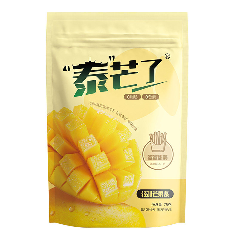 泰芒了轻甜芒果条 泰芒了芒果干