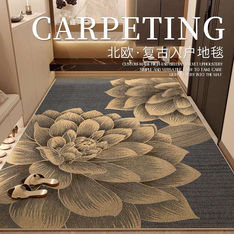 入户门地垫2025新款门口进门轻奢高级感玄关门垫家用大门脚垫地毯 - 图0