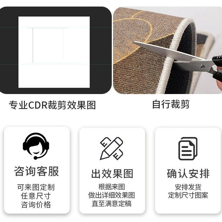 入户门地垫2025新款门口进门轻奢高级感玄关门垫家用大门脚垫地毯 - 图2