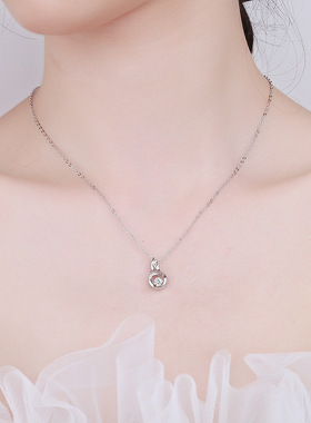 s925纯银灵动项链追光者凤凰吊坠