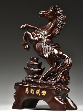 黑檀木祝福新古典客厅摆件