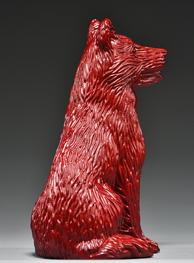 木祝福新古典客厅实木质补角摆件