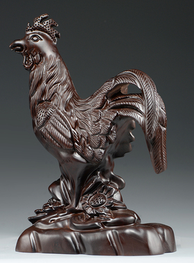 吉祥物客厅实木质工艺品祝福木头