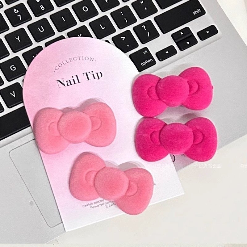 植绒圆蝴蝶结粉嫩少女发夹女2024新款秋冬侧边刘海夹可爱发卡头饰,淘宝优惠券,粉丝福利购,淘宝优惠卷