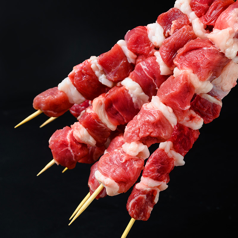 羊肉串烧烤食材半成品羊肉串半成品烤串烧烤肉串烤肉食材内蒙古 - 图3
