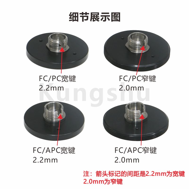 法兰转接件SM1SM05FCAPC转接头光纤耦合器 - 图1