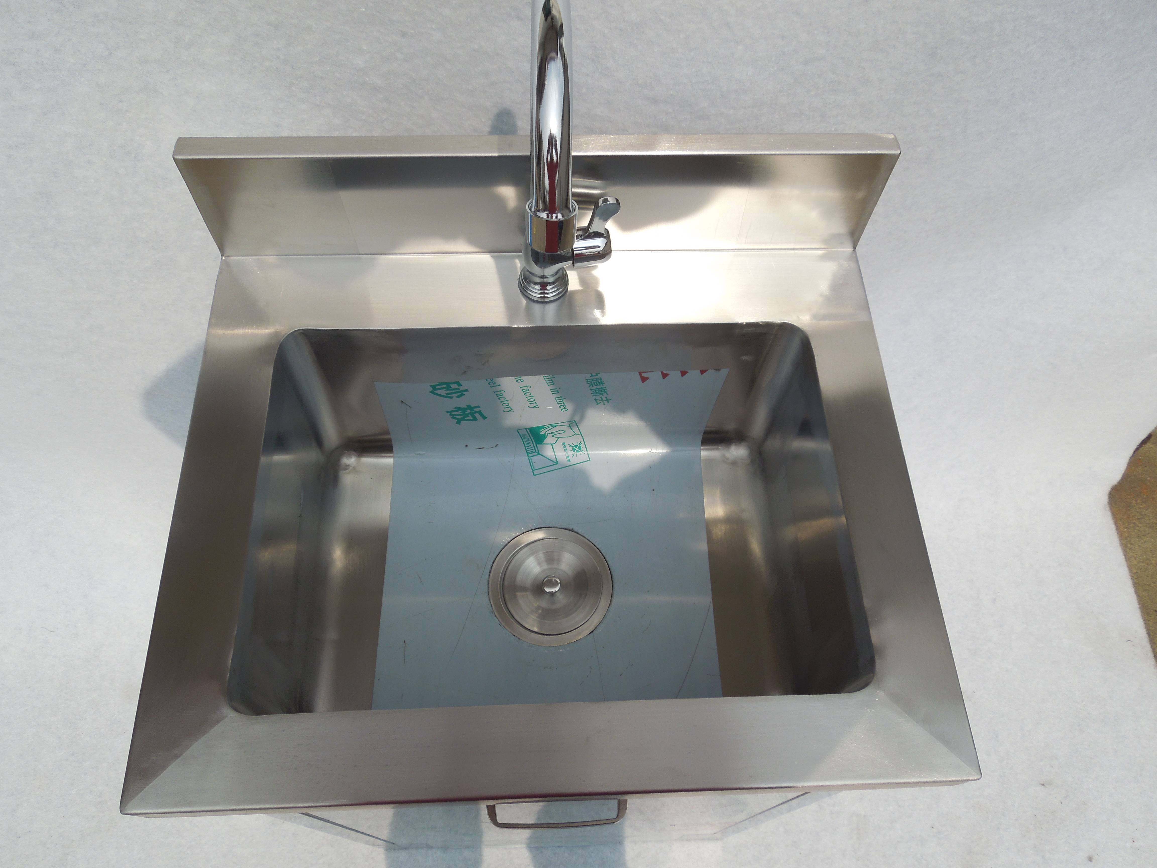 不锈钢洗手池洁净室洗手台脚踏脚踩单人双人水槽 手术室感应水盆