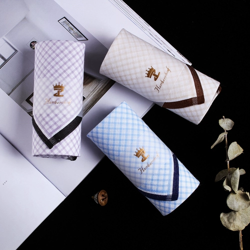 往季 Экологичный хлопковый носовой платок, шарф, простой и элегантный дизайн, впитывает пот и запах