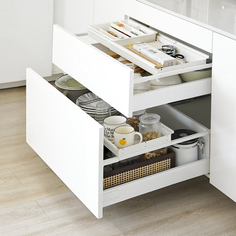抽屉上下分层置物架加层橱柜内置分隔板抽中抽可伸缩餐具收纳盒子,淘宝优惠券,粉丝福利购,淘宝优惠卷