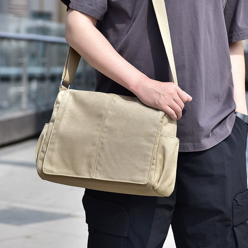 Модная ретро тканевая сумка через плечо, трендовый рюкзак, сумка на одно плечо, городской стиль, подходит для студента