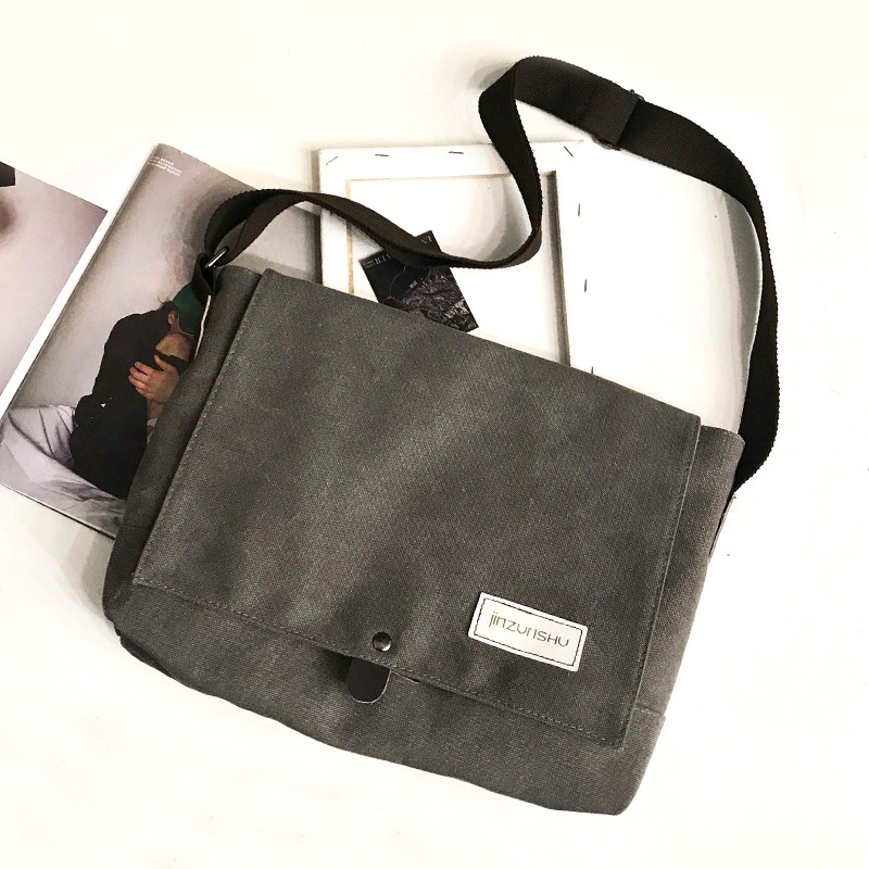 日系学生韩国ins工装港风单肩包 墨尔曼男士包袋