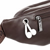 First-layer cowhide waist bag, men's mobile phone bag, multi-functional large-capacity chest bag, men's genuine leather crossbody bag, sports small bag, trendy
