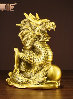 铜十二生肖摆件全套12生肖鼠牛虎兔龙蛇马羊猴鸡狗猪可爱铜工艺品