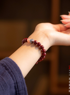 保真高含量朱砂手串饰品