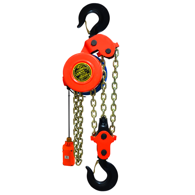 沪工群吊电动葫芦7.5吨10吨20吨30吨15t链条式爬架倒链油罐提升机 - 图3