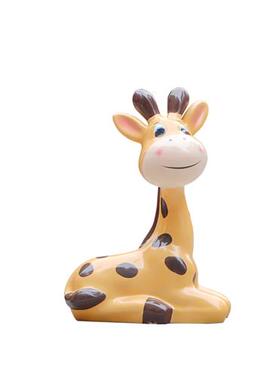 幼儿园大型卡通动物长颈鹿摆件户外雕塑小品花园林草坪景观装饰品