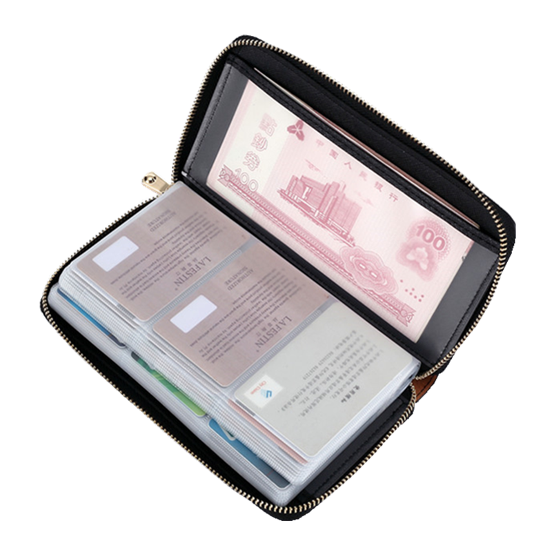 拉链多功能证件男女式简约卡片包 依岚迪卡包