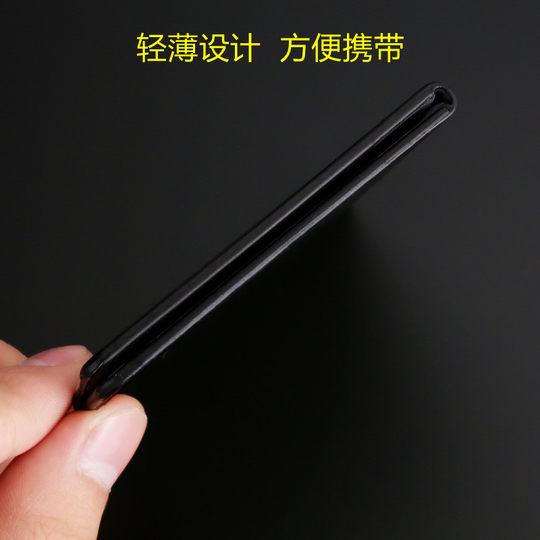 Funda de cuero para licencia de conducir Funda protectora para licencia de conducir Funda de identificación para hombre