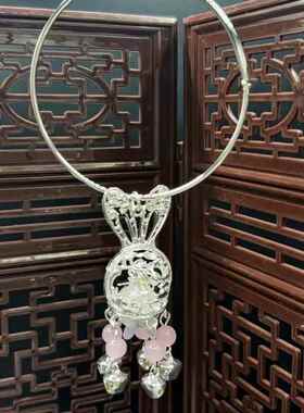 国风发光手镯高级感花城明灯三千周边手链复古手串吊坠汉服配饰