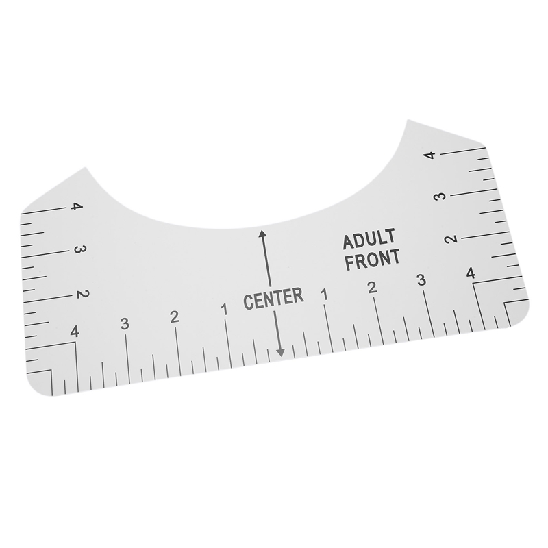 8 Pieces T-Shirt Guide Ruler V-Neck Alignment Tool T-Shirt D-图3