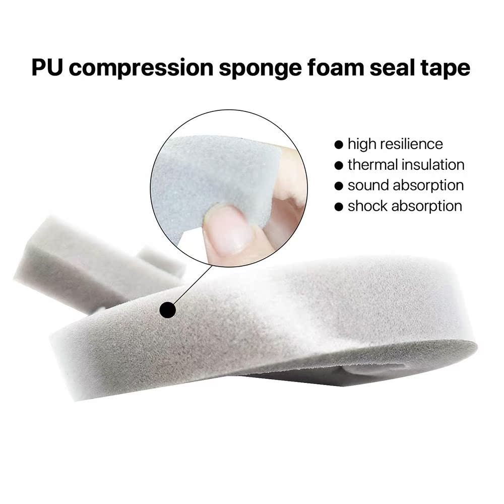 4M PU Sponge Foam Seal Strip Tape Adhesive Anti Collision So - 图2