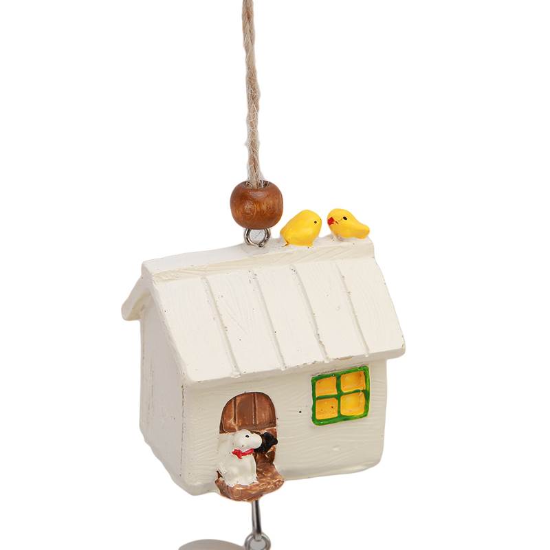 Home Garden Ornaments Bird House Cage Home Ornament Wind Chi - 图3