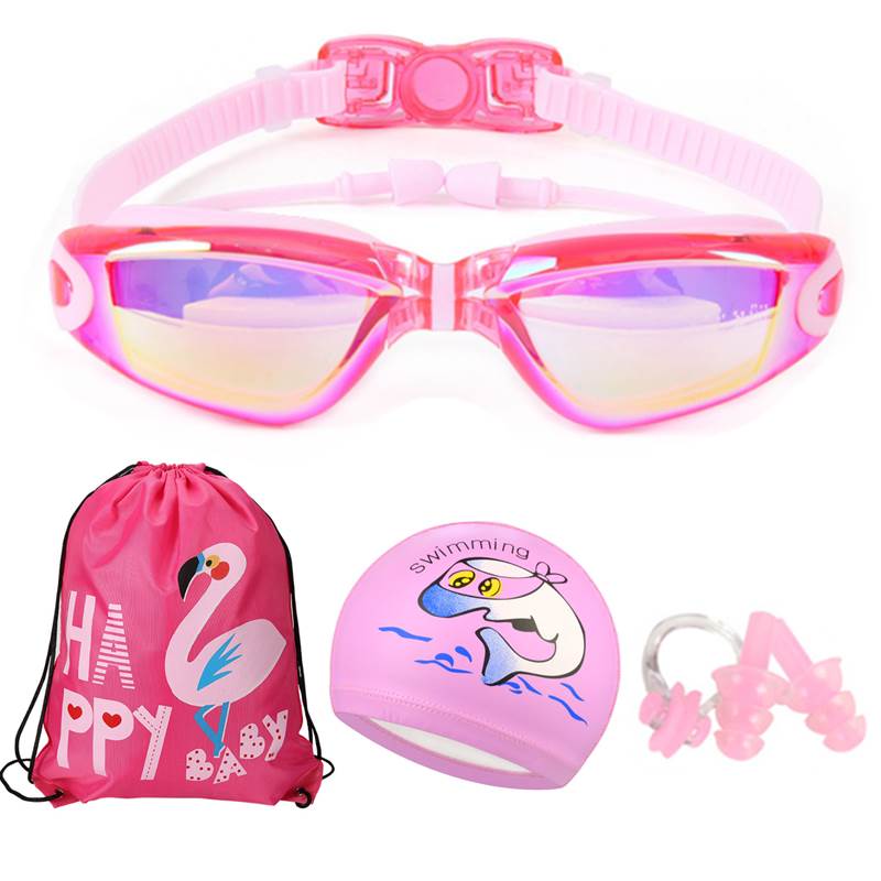 Swimming Goggles for Kids Professional Silicone Racing stand - 图0