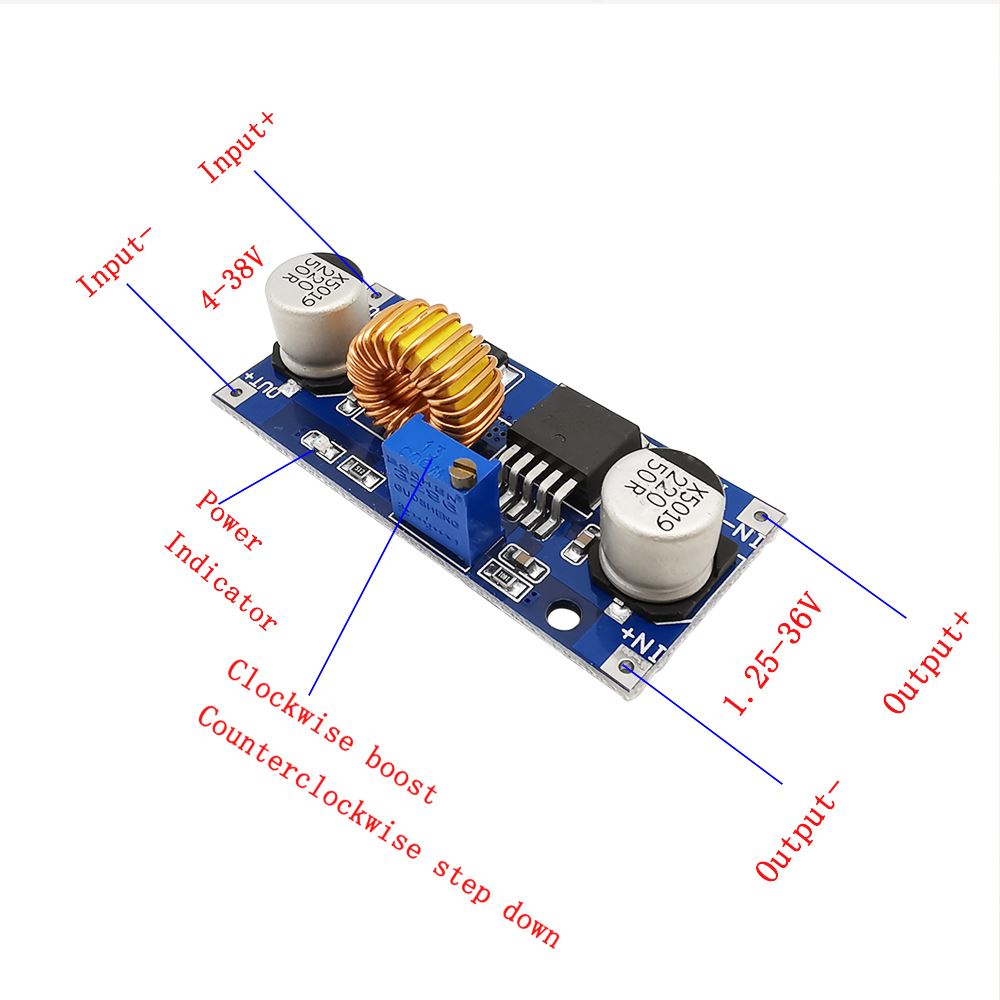 XL4015 5A DC-DC ep Down Module 4-38V to 1.25-36V 24V 12V 9 - 图0