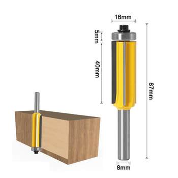 ເຄື່ອງຕັດໄມ້ 8 mm 4 Edge Milling Drill Bit