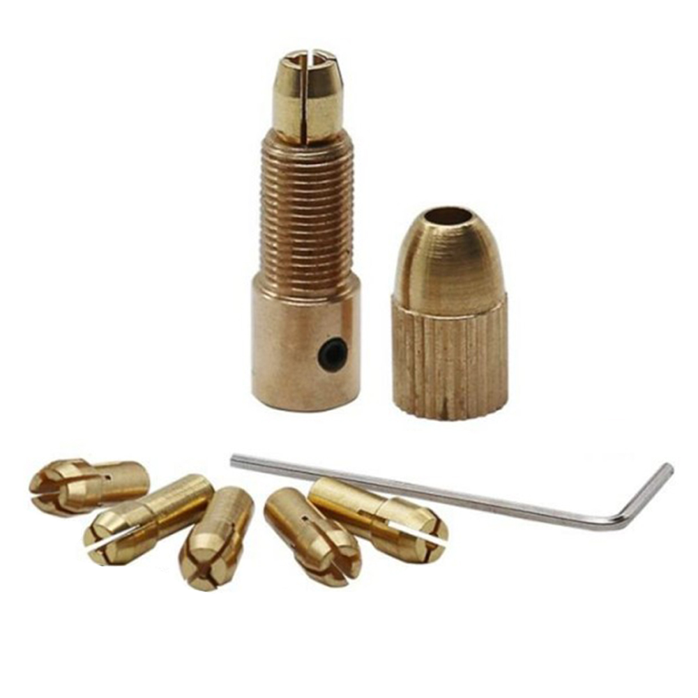 7Pcs/set 2.35-5.05mm Brass Drill Collet Mini Electric Drill - 图2