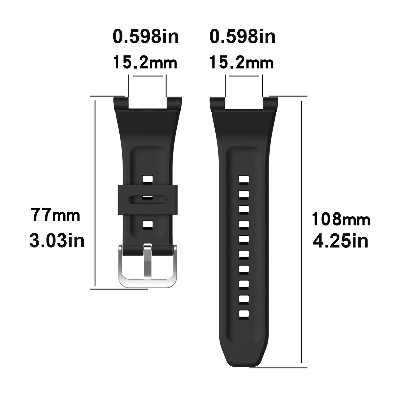 Silicone Strap For Huawei Children Watch 4X Strap Smart Watc-图3