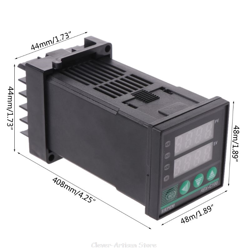 PID Digital Temperature Controller REX-C100 0 To 400°C K - 图0