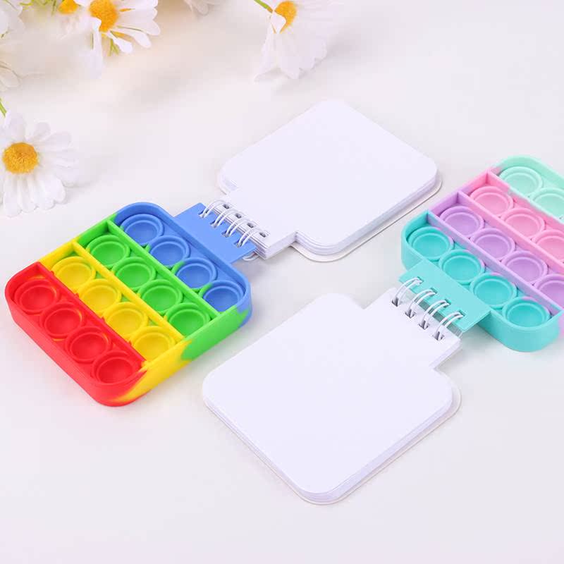 Mini Kawaii Pop Its Notebook Bubble Fidget Sensory Notebooks - 图2