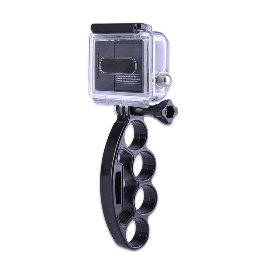 Handheld Knuckle Finr Grip Mount Selfie Accessory For GoPr