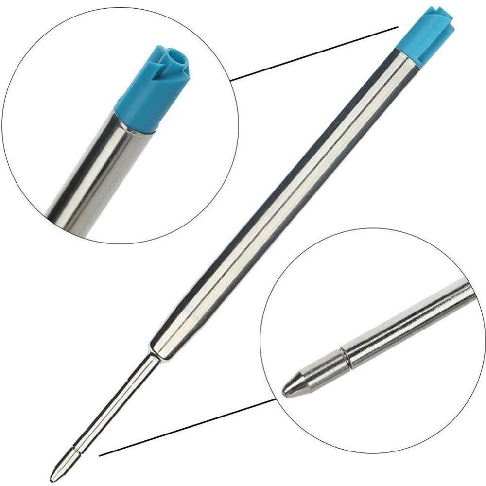 5pc Balck / Blue Metal Pen Replacement Fit For Parker style - 图2