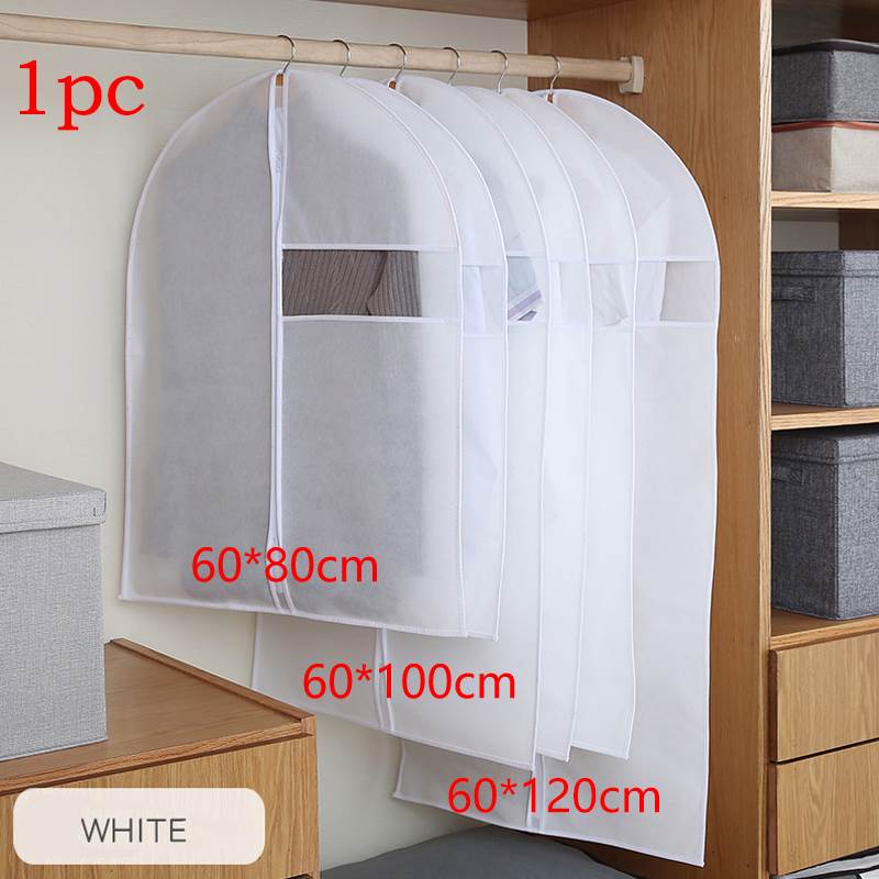 Hanging Clothes Dust Cover Coat Suit Cover Dustproof Dust Co - 图0